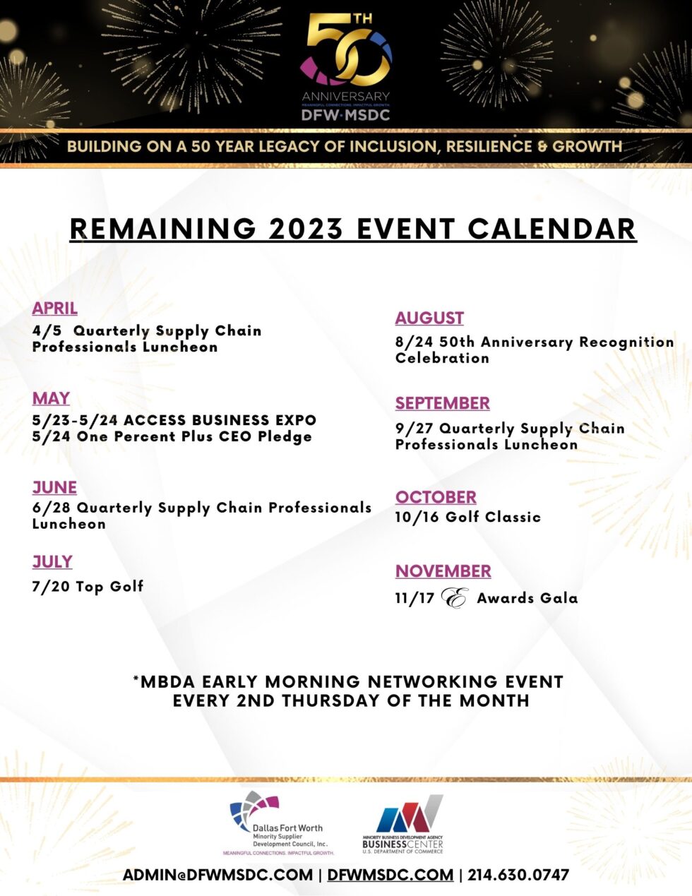 Events 2023 DFW MSDC